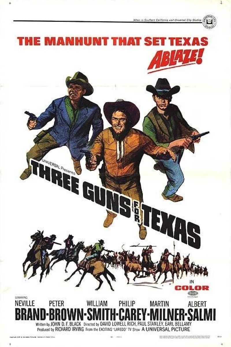 Three Guns for Texas Plakat