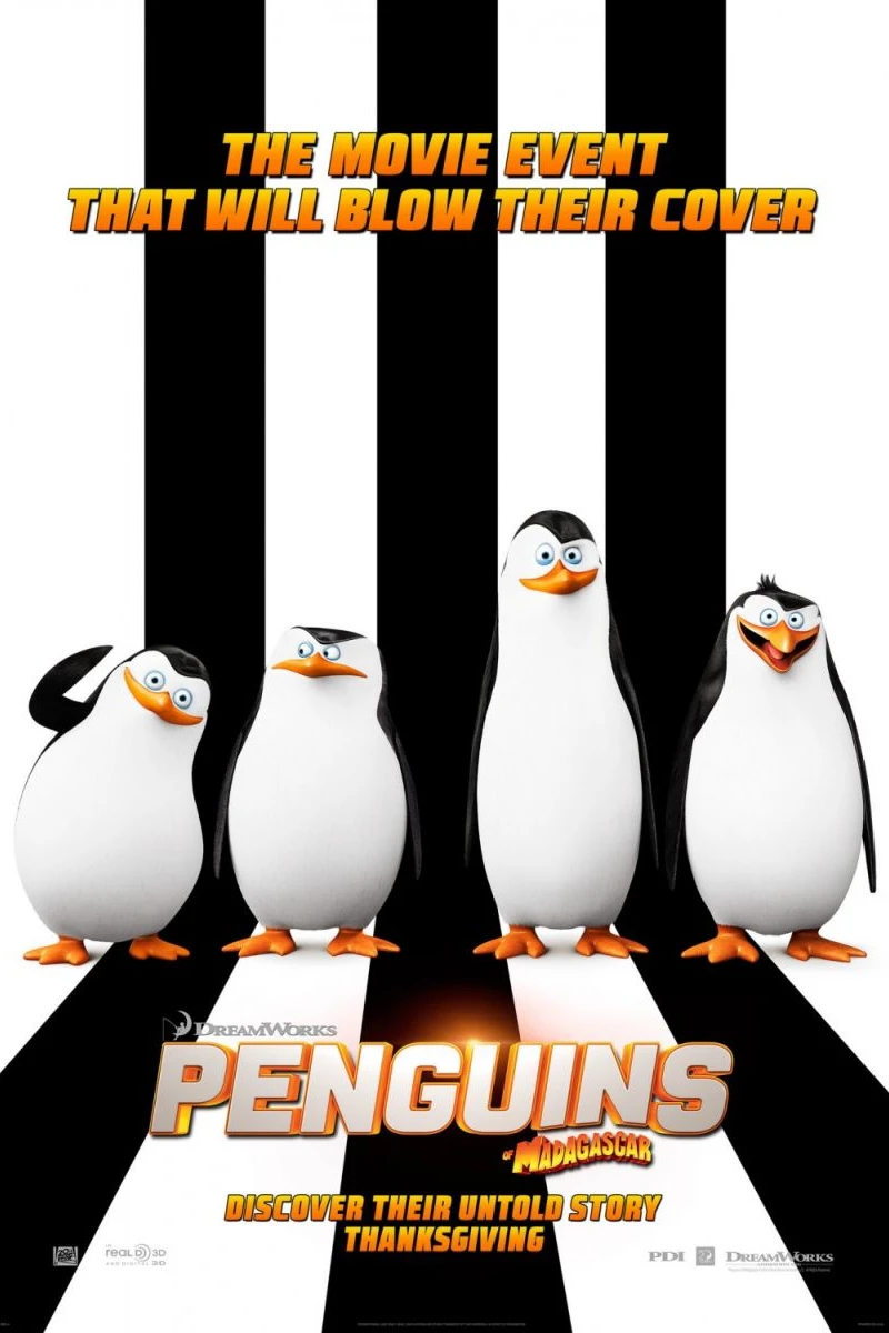 Pingwiny z Madagaskaru Plakat