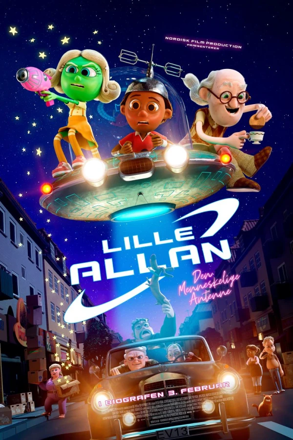 Lit tle Allan - The Human Antenna Plakat