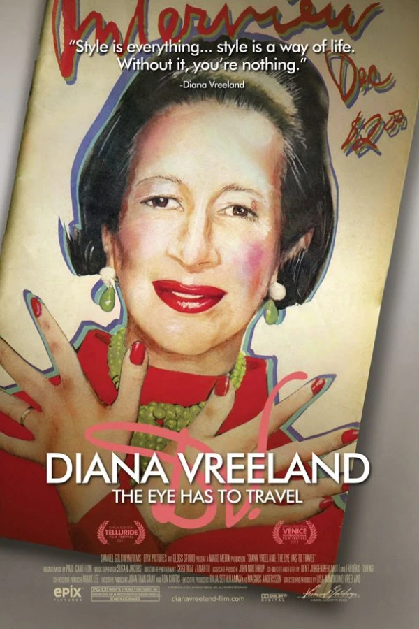 Diana Vreeland: The Eye Has to Travel Plakat