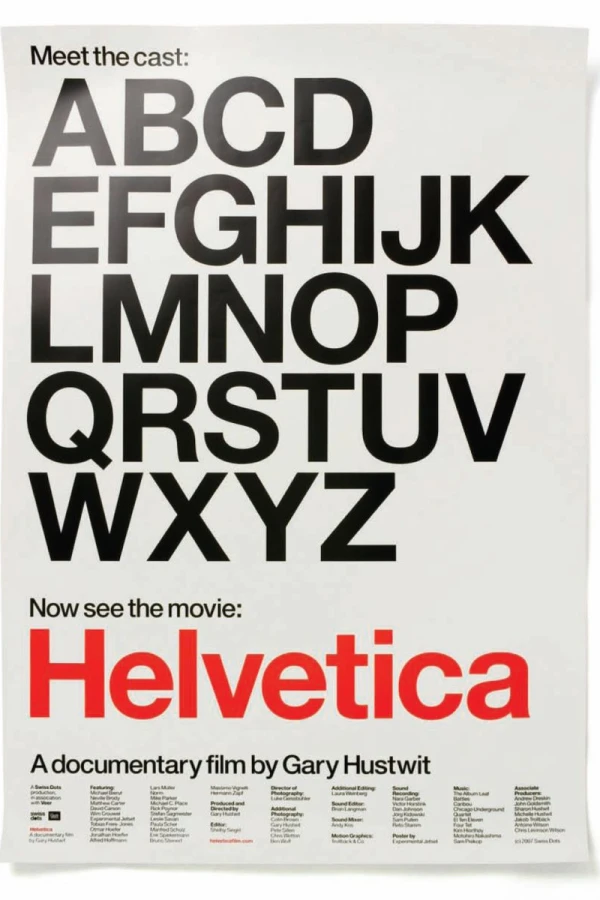 Helvetica Plakat
