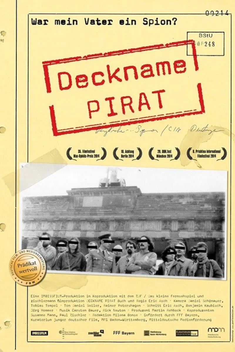 Deckname Pirat Plakat